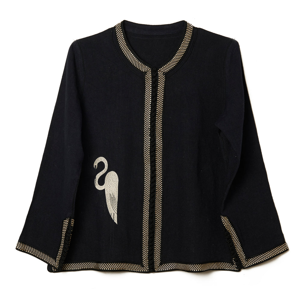 Embroidered Short Heron Tunic