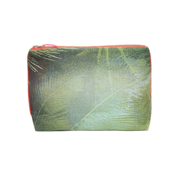 Emerald Palmas Cotton Pouch