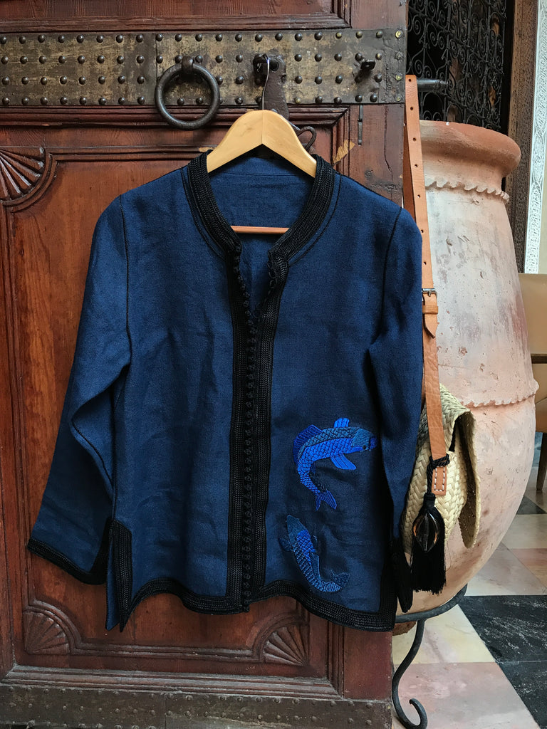 Embroidered Fish Tunic